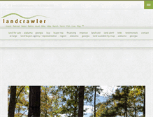 Tablet Screenshot of landcrawler.com